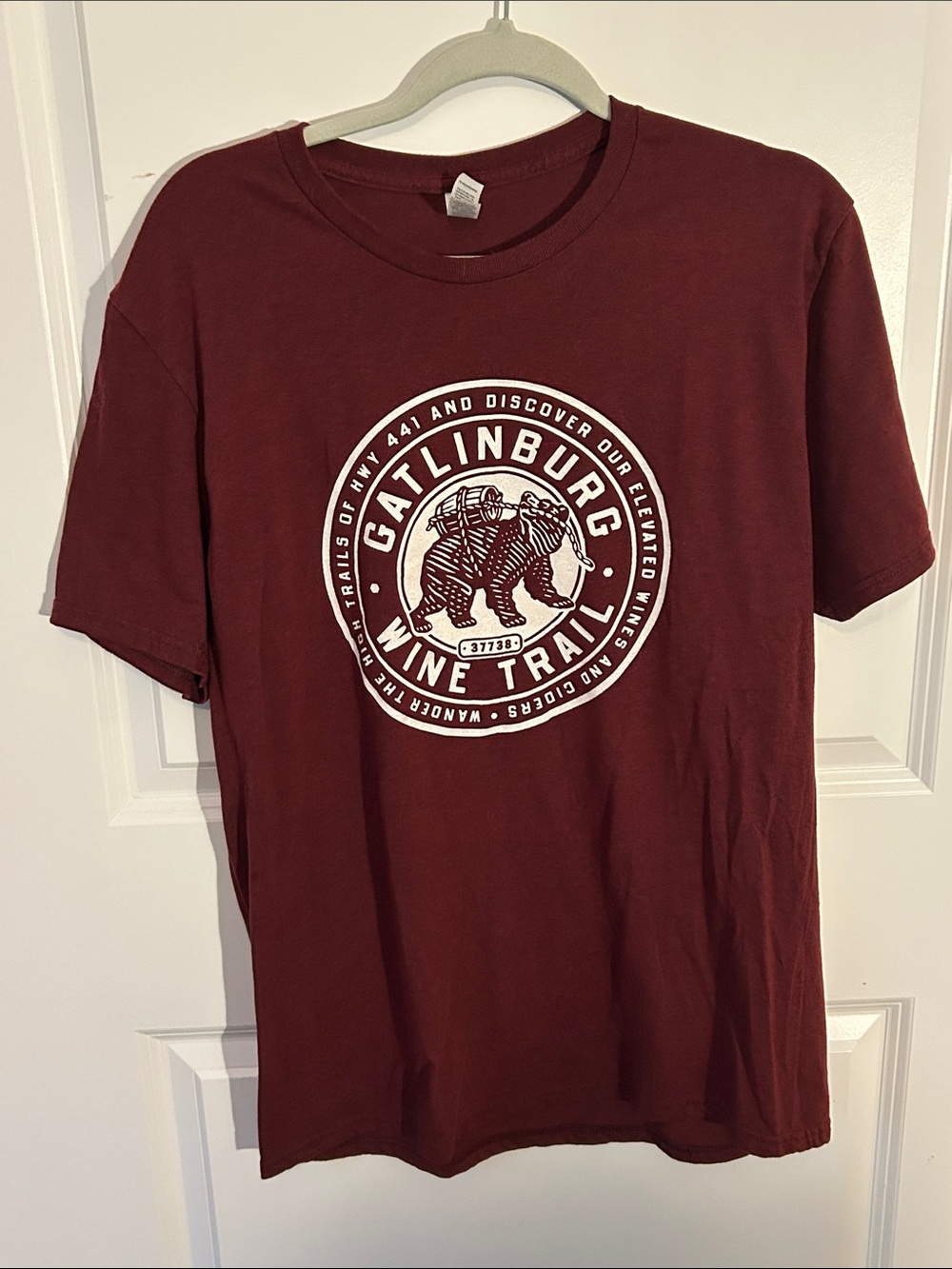 Gatlinburg Wine Trail Graphic Tee - Maroon